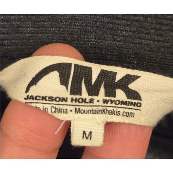 MK Mountain Khakis Lodge Merino Wool Hooded Insulated Jacket Navy Blue Medium - Picture 7 of 11